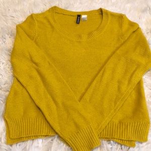 H&M mustard sweater